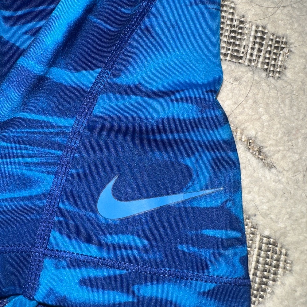Nike Pro Dri-FIT Blue Athletic Shorts XS - Picture 2 of 4